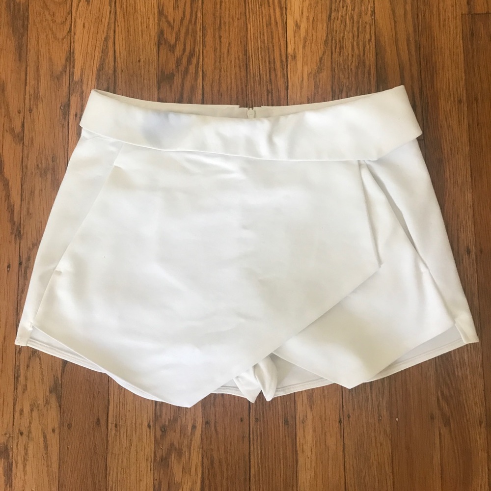 White Skort