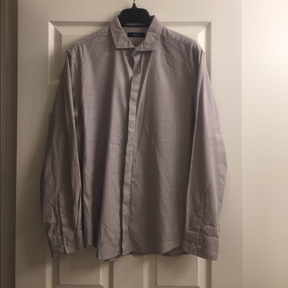 Alfani designer button up shirt
