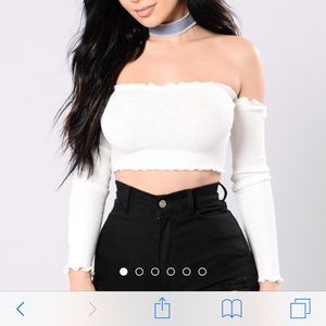 Smock Or Slay Top II - Off White Smock Or Slay Top II - Off White