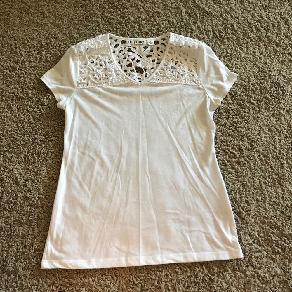 White v neck
