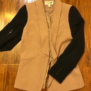 Nude and black blazer Nude and black blazer