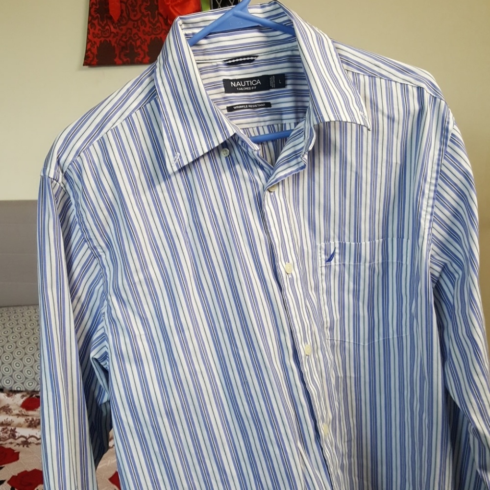 Wrinkle Resistant Nautica Shrit