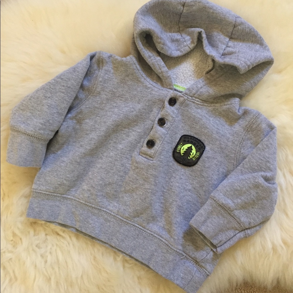 Carter's Gray Hooded Sweatshirt