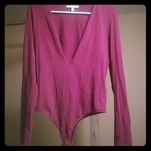 Maroon bodysuit