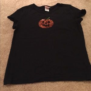 Youth Halloween T- w/ a pumpkin made of sequels Youth Halloween T- w/ a pumpkin made of sequels