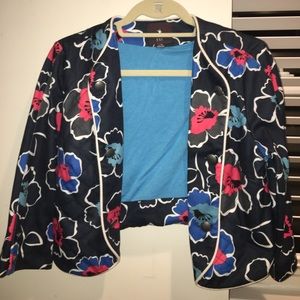 Cotton floral blazer Cotton floral blazer