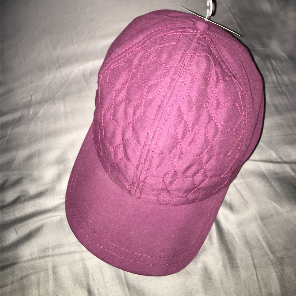 Burgundy hiking hat