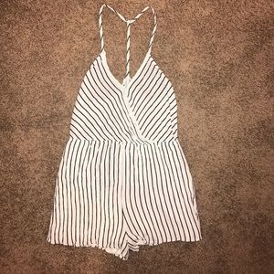 Charlotte Russe striped romper
