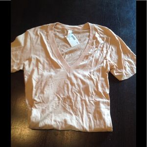 New! AA peach deep vneck New! AA peach deep vneck
