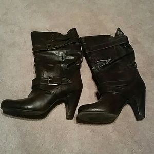 Brown Heeled Boots Brown Heeled Boots