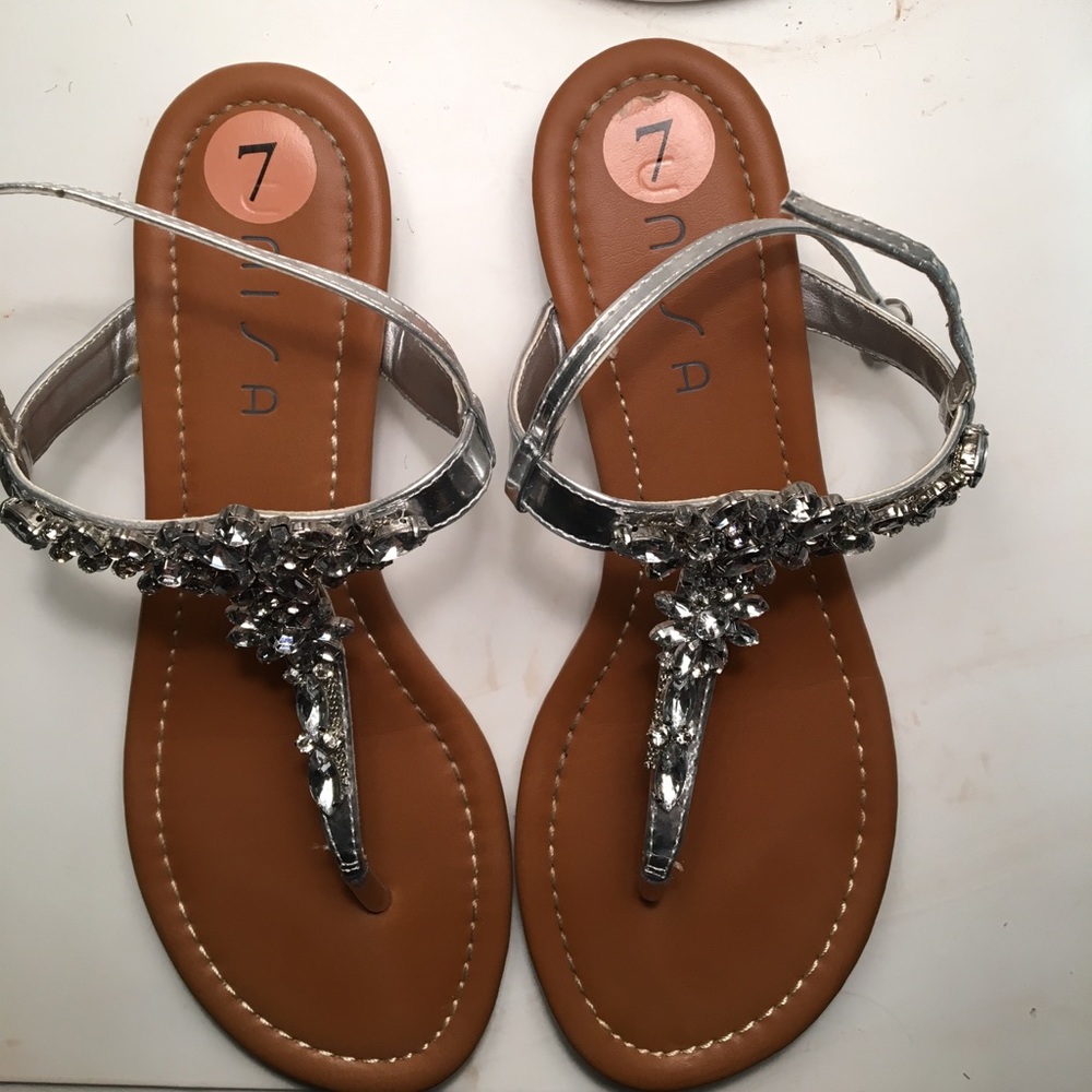 Sandal (Silver & Sparkly)
