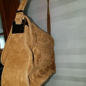 , very pretty suede camel colored purse