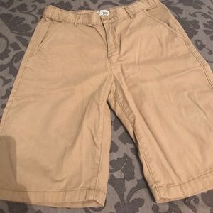 Boys children place khaki shorts