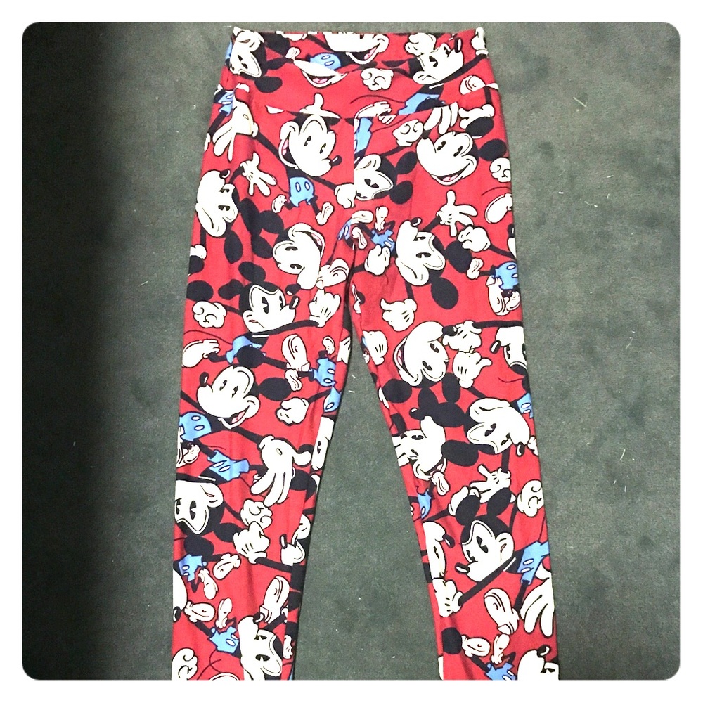 Disney Lularoe OS Mickey Mouse Leggings