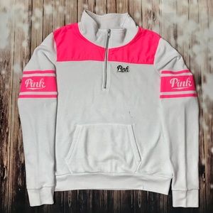 Victoria's Secret PINK Half zip sweatshirt