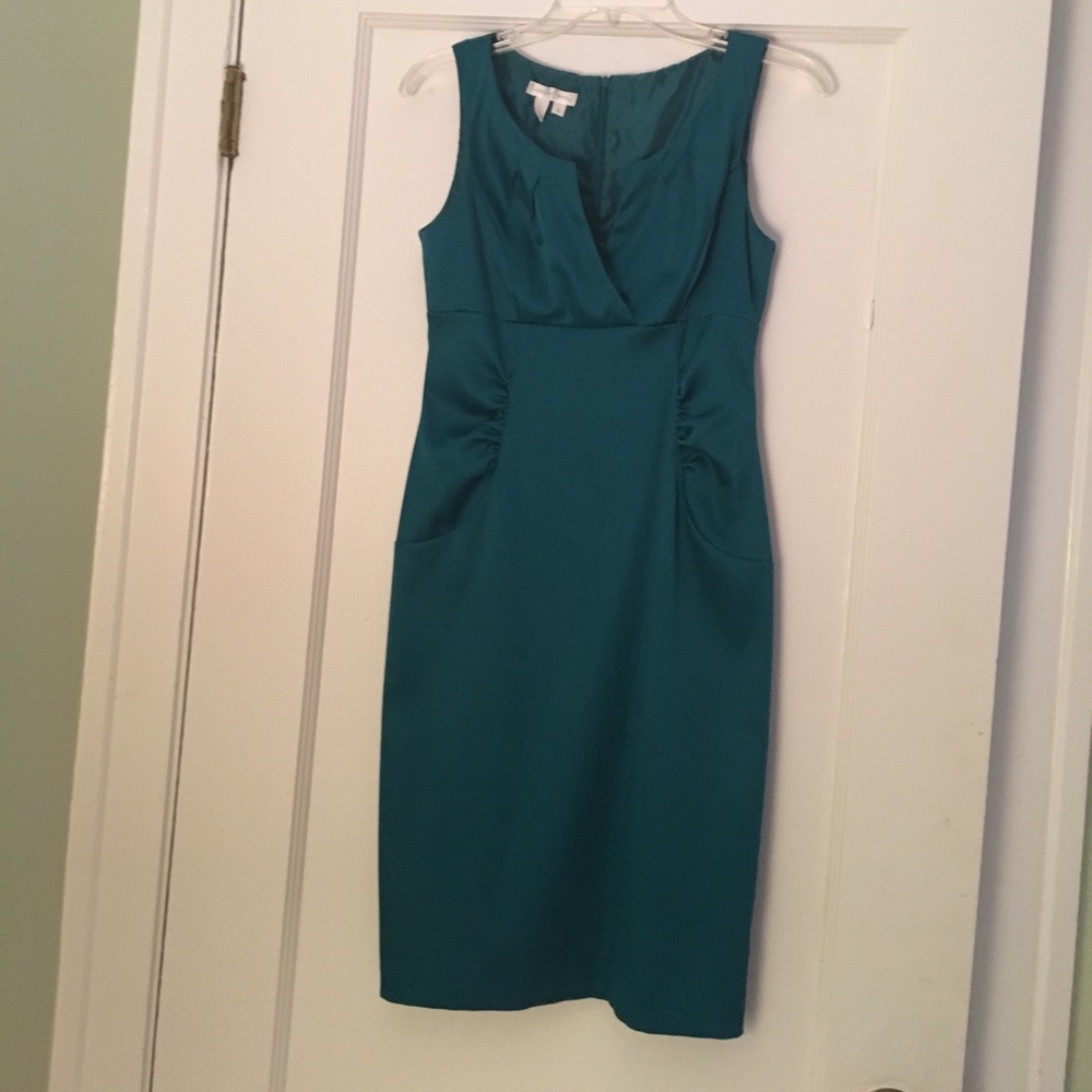 Turquoise cocktail dress