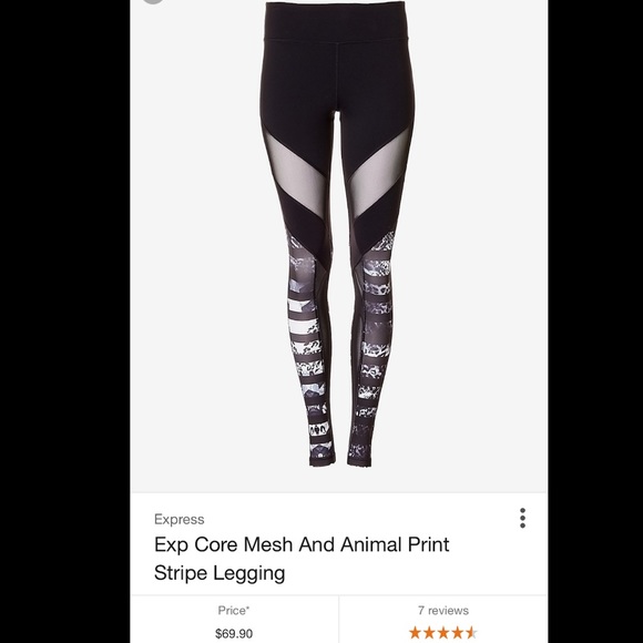 High-Waisted Express Work Out Leggings - Picture 1 of 3