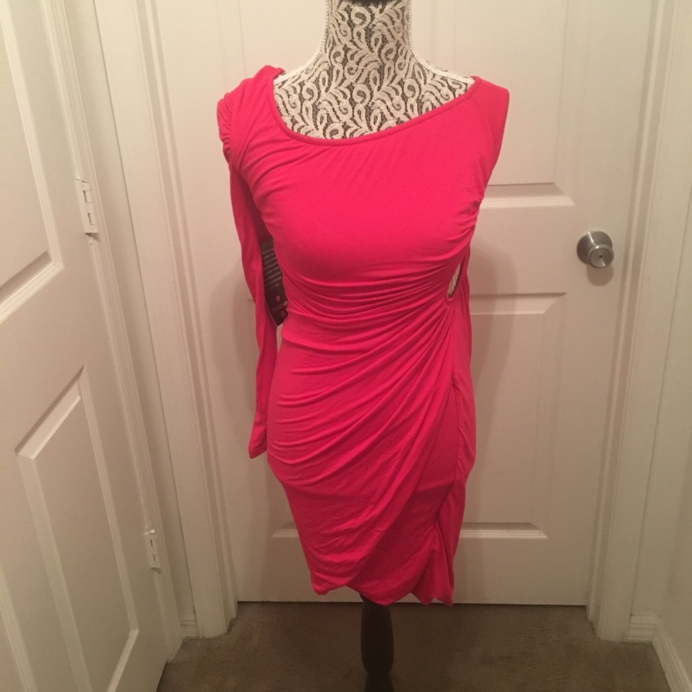 Sexy pink dress