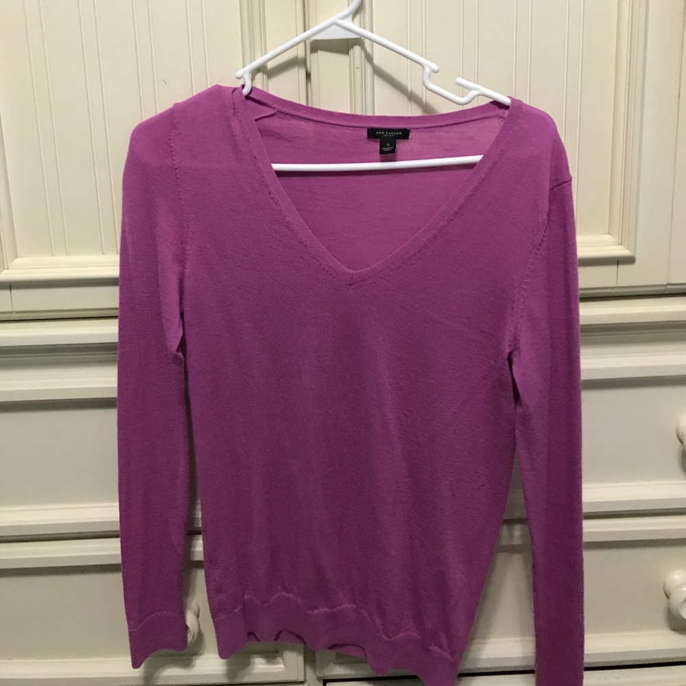 Pinkish Lavender Ann Taylor Sweater