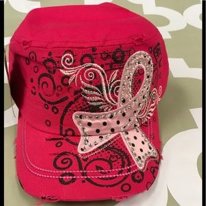 Pink Ribbon Baseball Hat