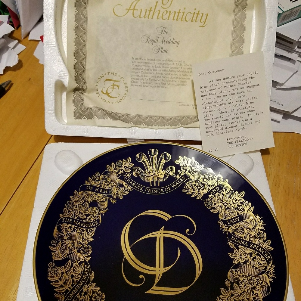 "The Royal Wedding" Plate