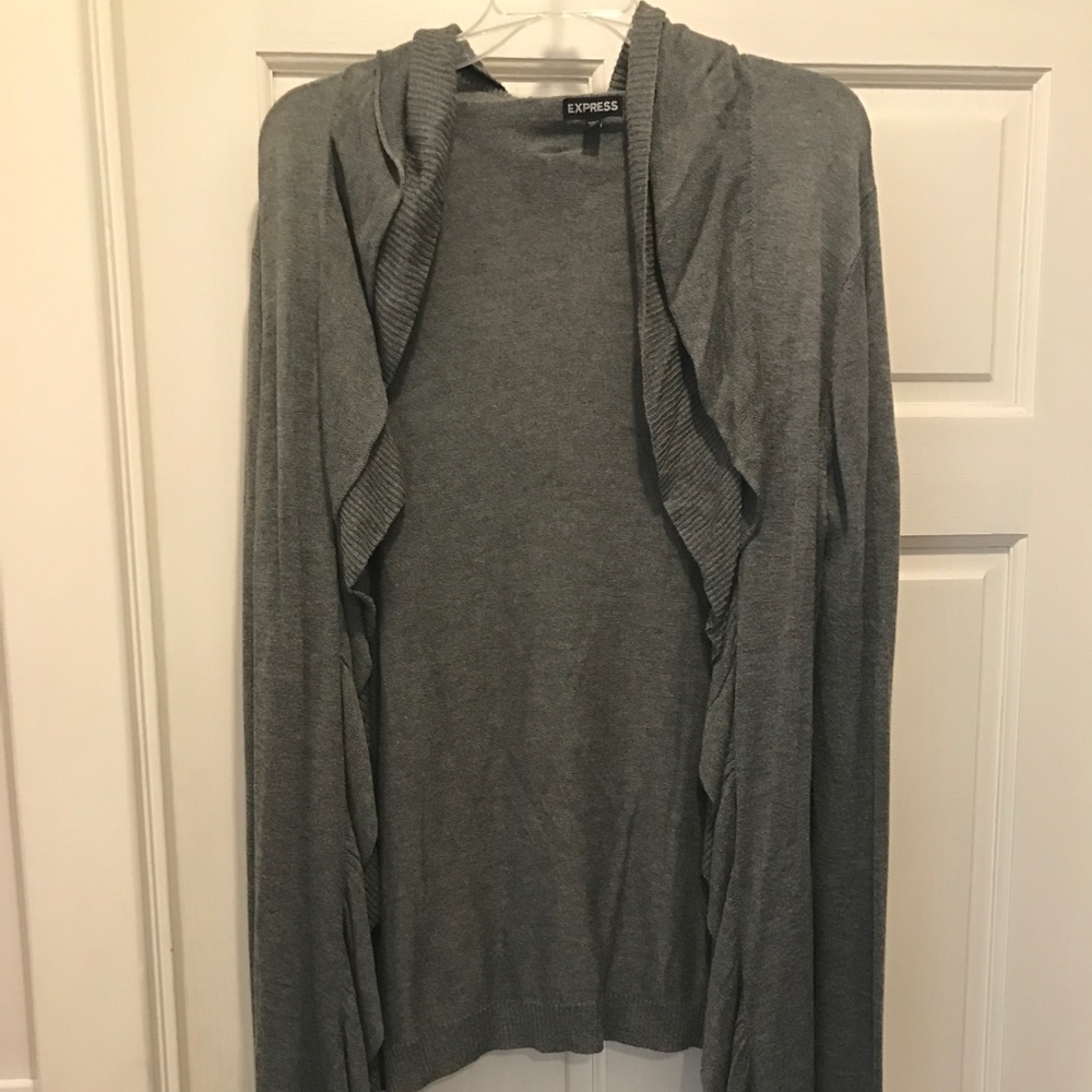 Express sweater size L grey