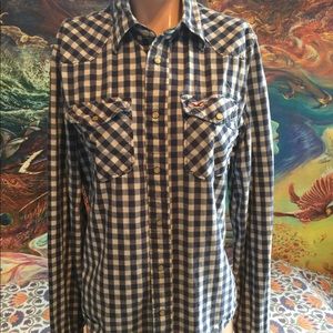 Hollister plaid shirt M