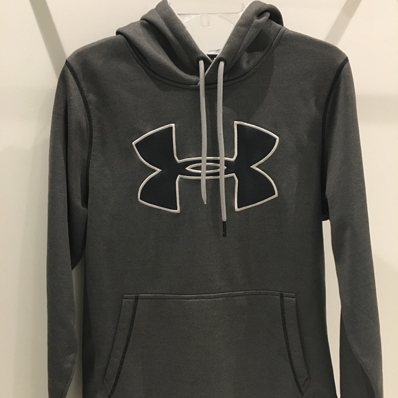 Under Armour Other - Under Armour Gray and Black Hooded Sweatshirt