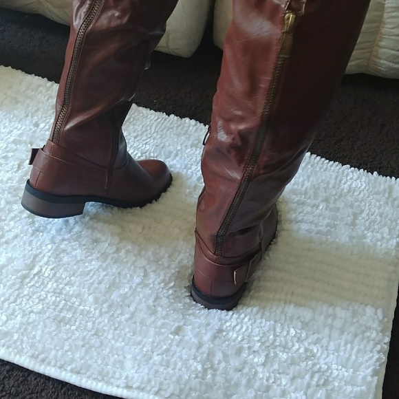 ❤LAST PAIR 7 BOOTS COFFEE COLOR 💖PRICE IS FIRM💖 - Picture 6 of 8