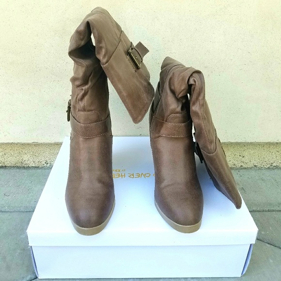 Head Over Heels by Dune Wedge Boots - Picture 5 of 6