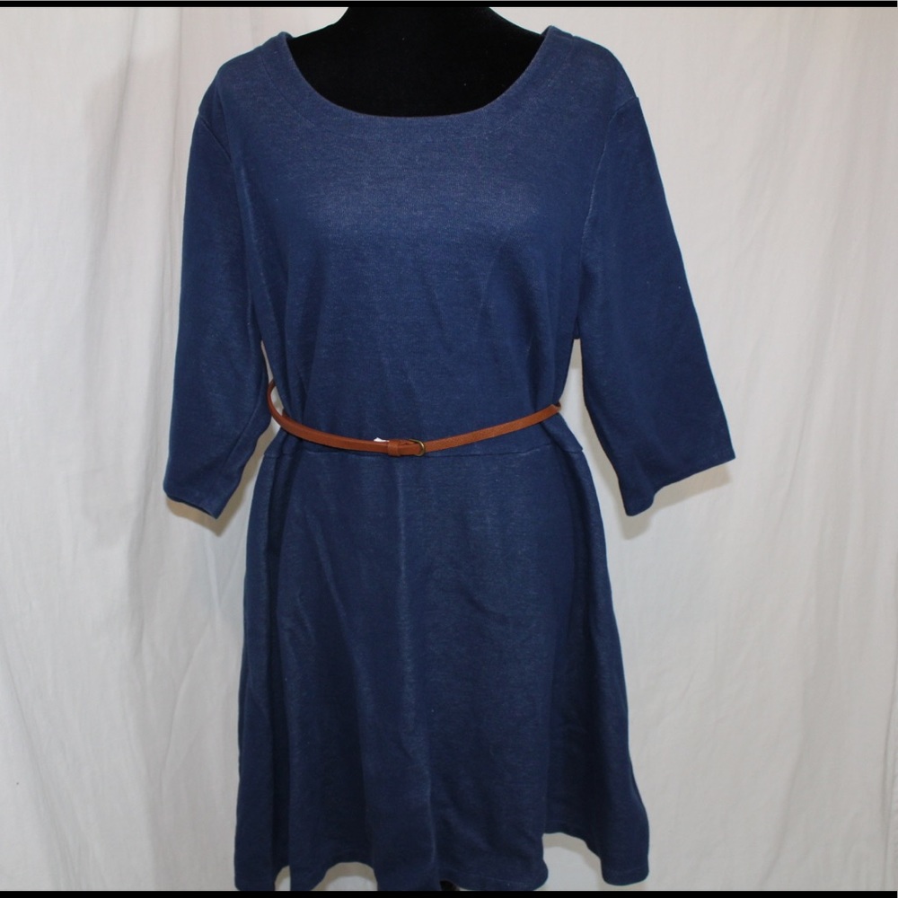 Old navy faux jean belted dress size 2x