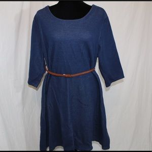 Old navy faux jean belted dress size 2x