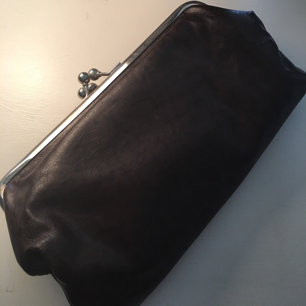 Leather clutch wallet