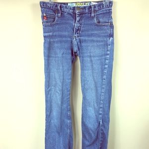 A pair of junior mudd blue jeans. Preowned.