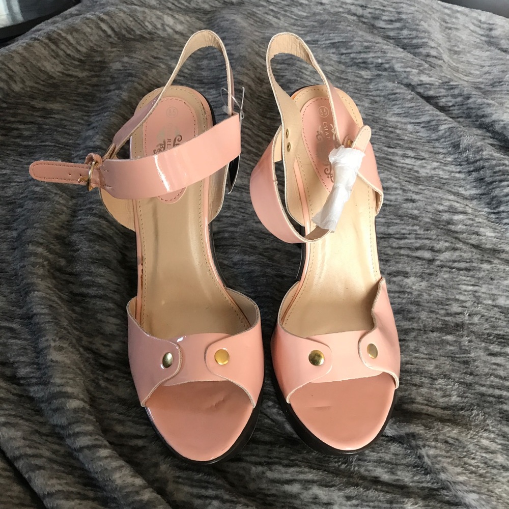 Pink Charles Albert heels