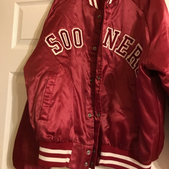 oklahoma sooners varsity jacket
