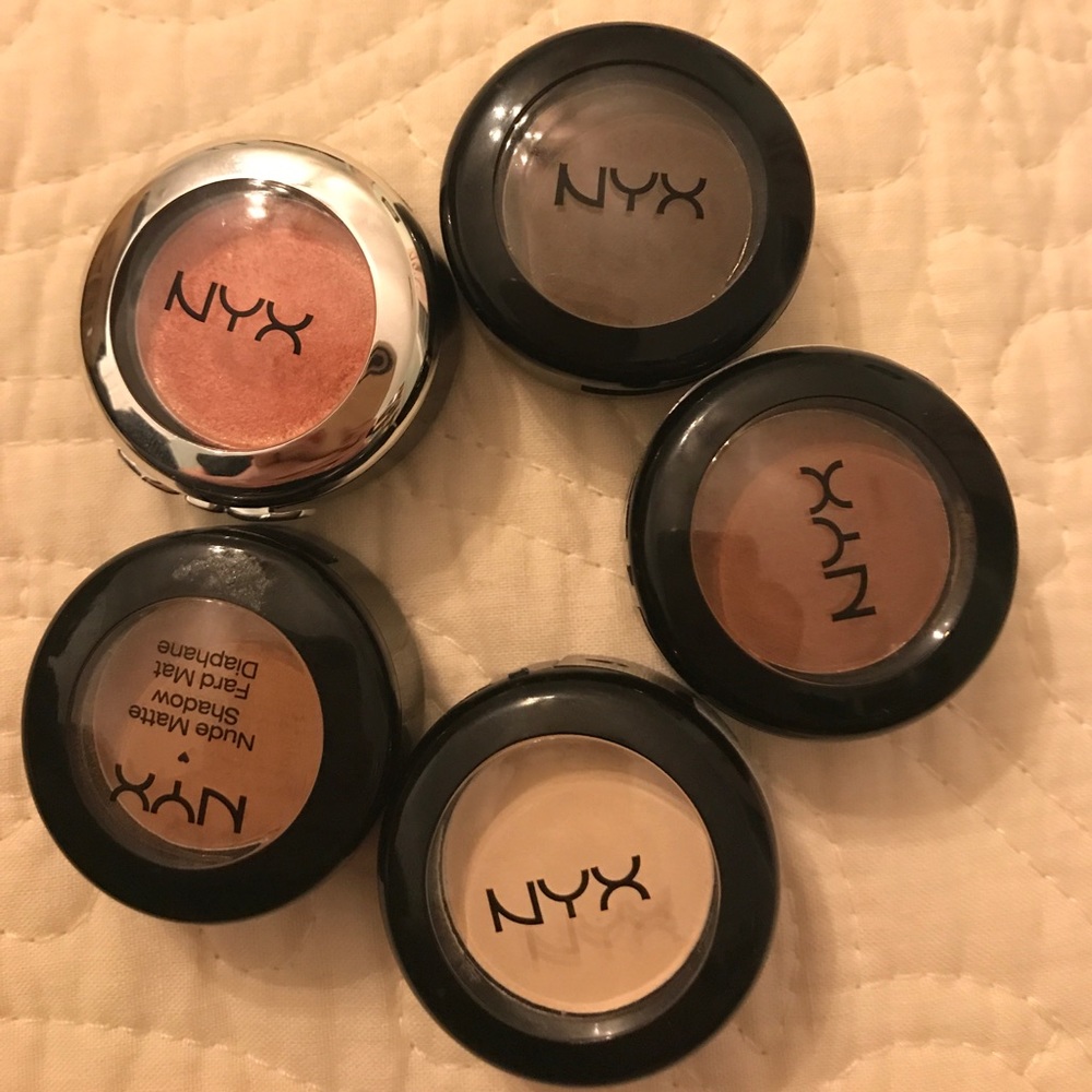 Nyx Single Shadows (set of 5!)