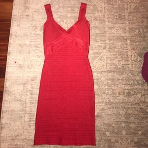 Kardashian Kollection Bandage Dress in Red