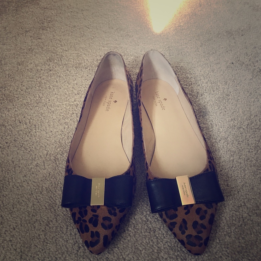 Kate Spade Leopard Flats