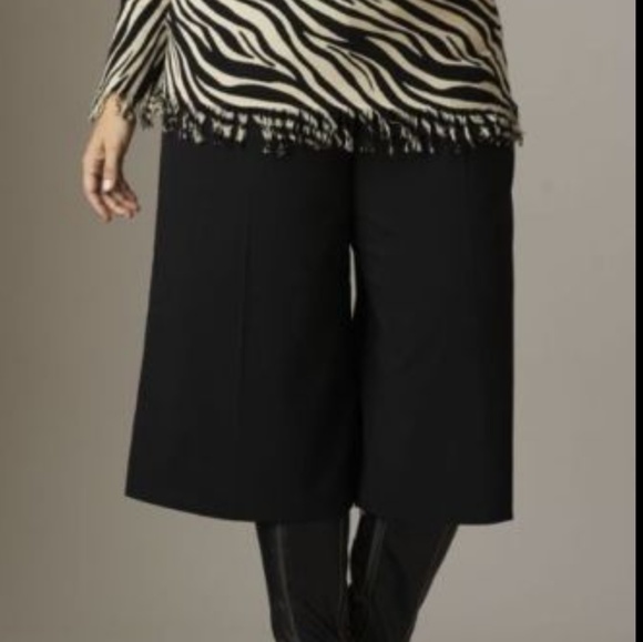 Trouser Waist Gaucho Pant by Monroe And Main - Picture 2 of 5