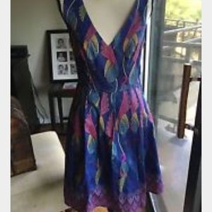 Modcloth Peacock Bijou A Joys Dress XS