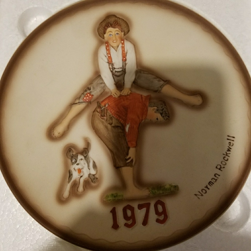 Norman Rockwell limited edition 1979 China plate
