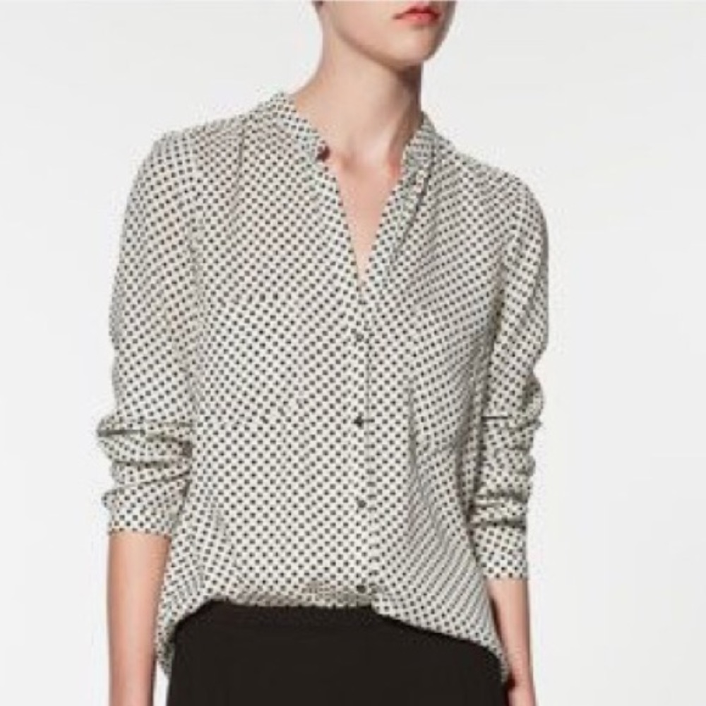 Zara Polka Dot Blouse