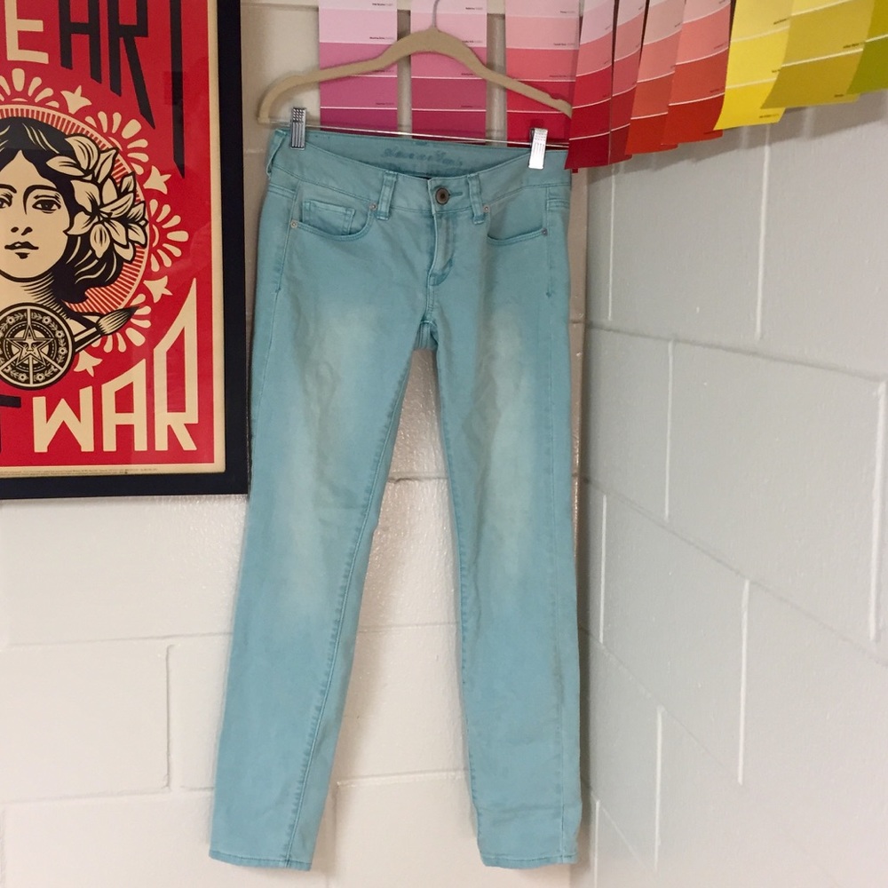 Light Turquoise American Eagle Jeans