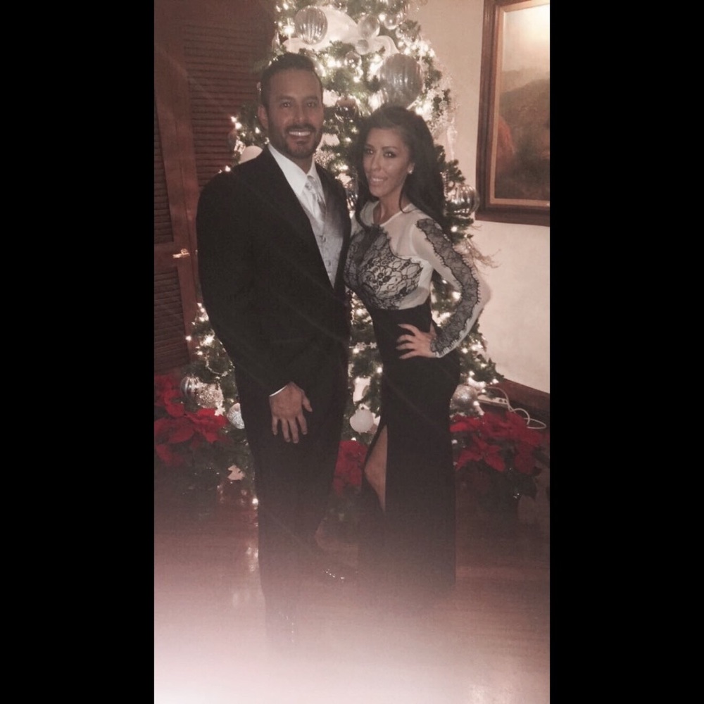 Beautiful lace evening dress