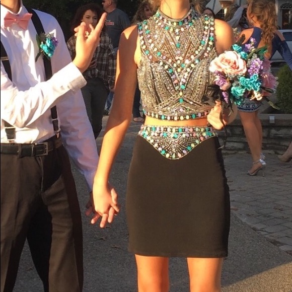 2 Piece Homecoming Dress - Picture 1 of 2