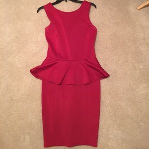 Red Peplum dress