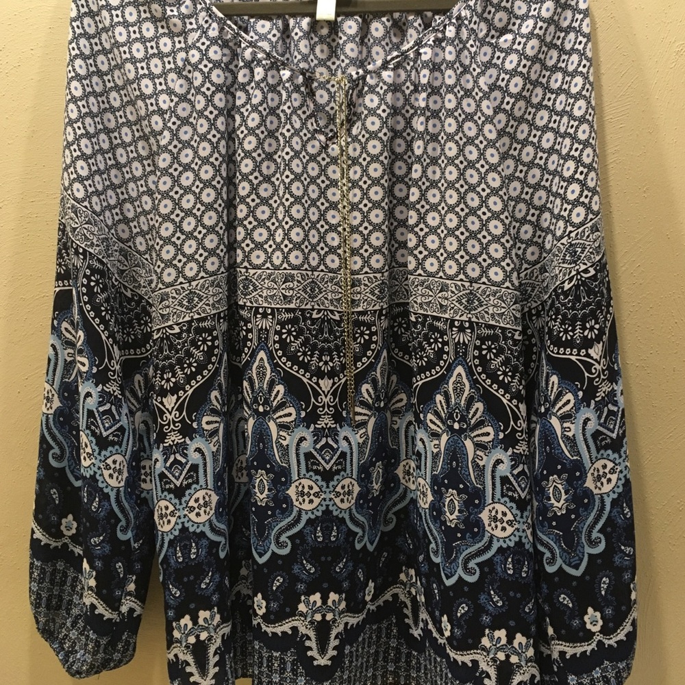 Dress Barn Bohemian Tunic 1X