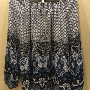 Dress Barn Bohemian Tunic 1X