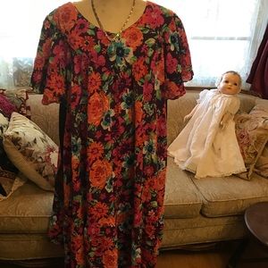 Hawaiian Lounge MuuMuu Dress 1X